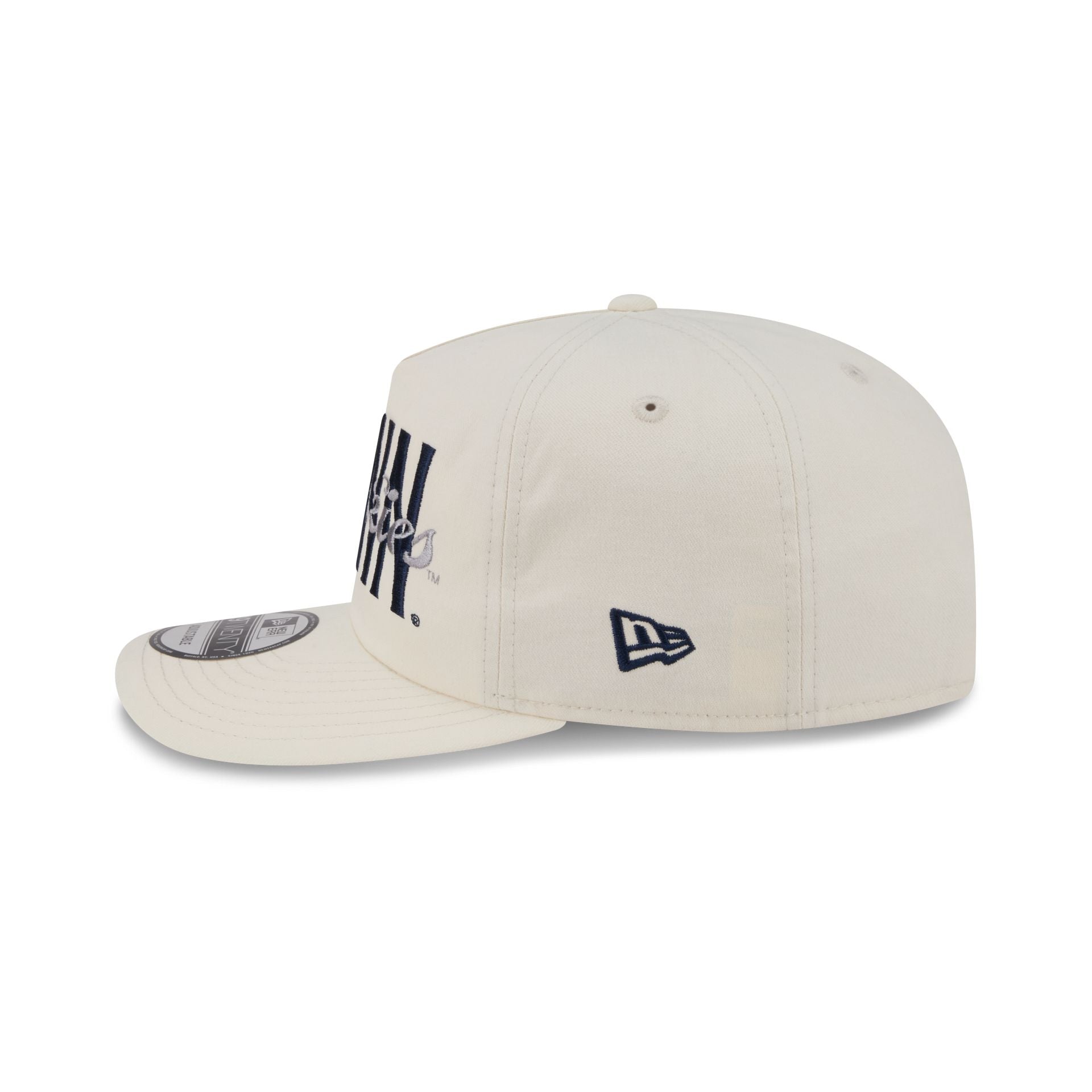 Connecticut Huskies Collegiate Script Ivory 19TWENTY Snapback Hat