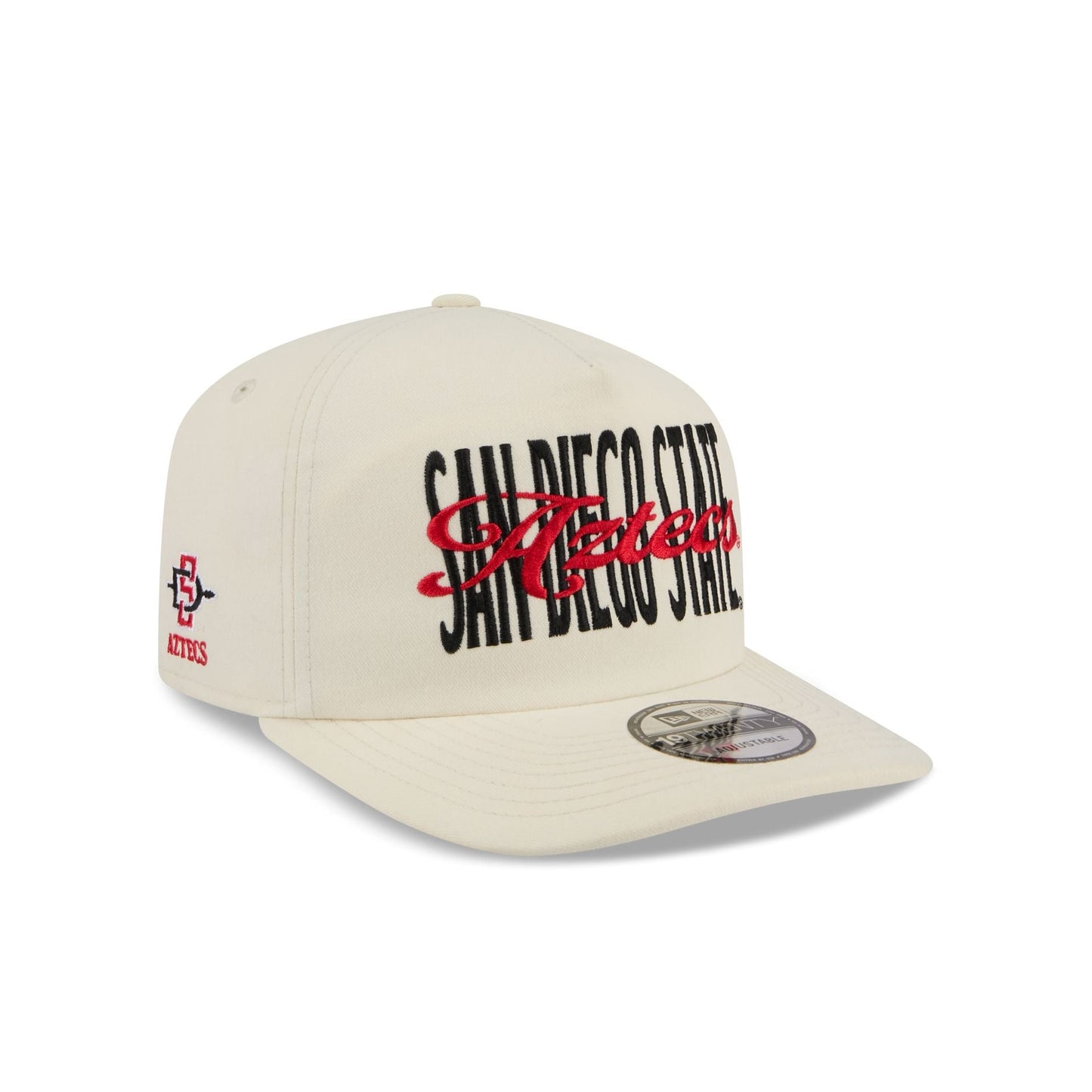 San Diego State Aztecs Collegiate Script Ivory 19TWENTY Snapback Hat