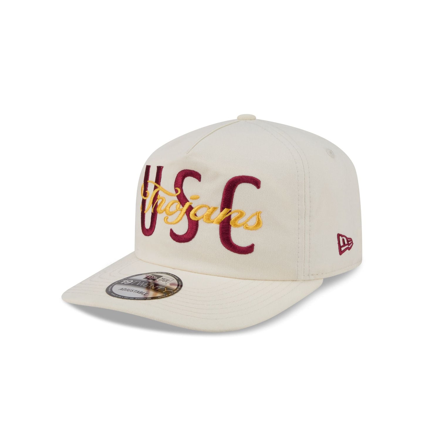 USC Trojans Collegiate Script Ivory 19TWENTY Snapback Hat