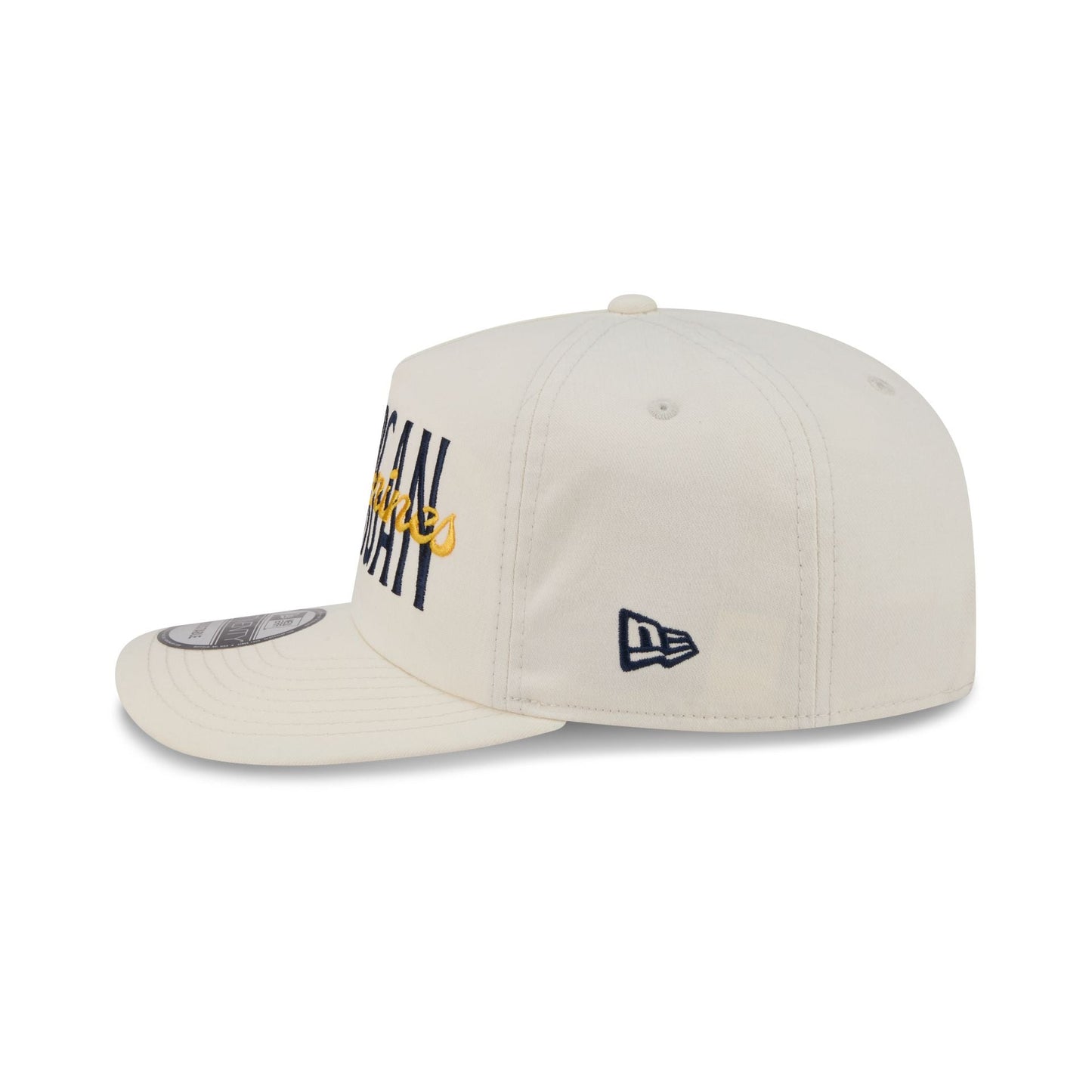 Michigan Wolverines Collegiate Script Ivory 19TWENTY Snapback Hat