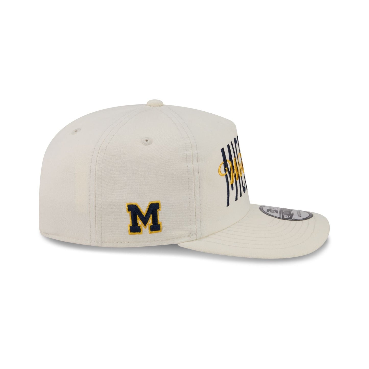 Michigan Wolverines Collegiate Script Ivory 19TWENTY Snapback Hat