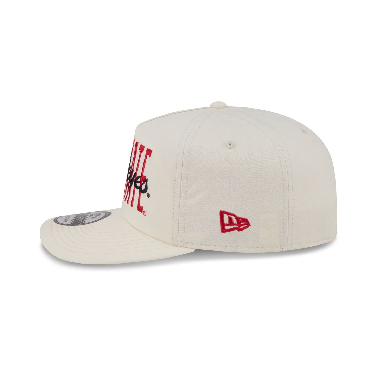 Ohio State Buckeyes Collegiate Script Ivory 19TWENTY Snapback Hat