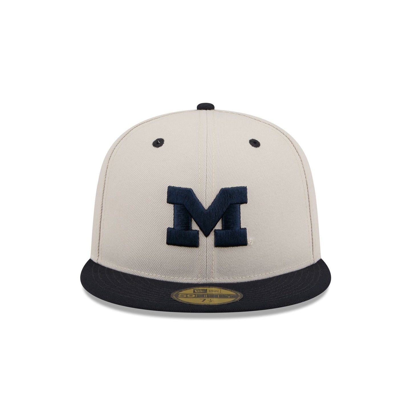 Michigan Wolverines Collegiate Two-Tone Chrome 59FIFTY Fitted Hat