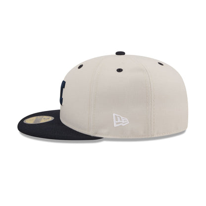 Michigan Wolverines Collegiate Two-Tone Chrome 59FIFTY Fitted Hat