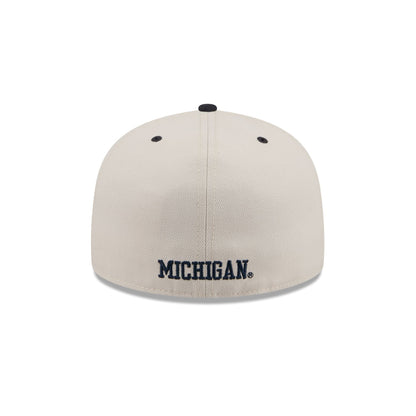 Michigan Wolverines Collegiate Two-Tone Chrome 59FIFTY Fitted Hat