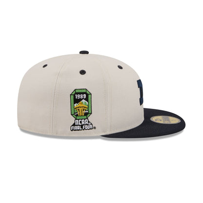 Michigan Wolverines Collegiate Two-Tone Chrome 59FIFTY Fitted Hat