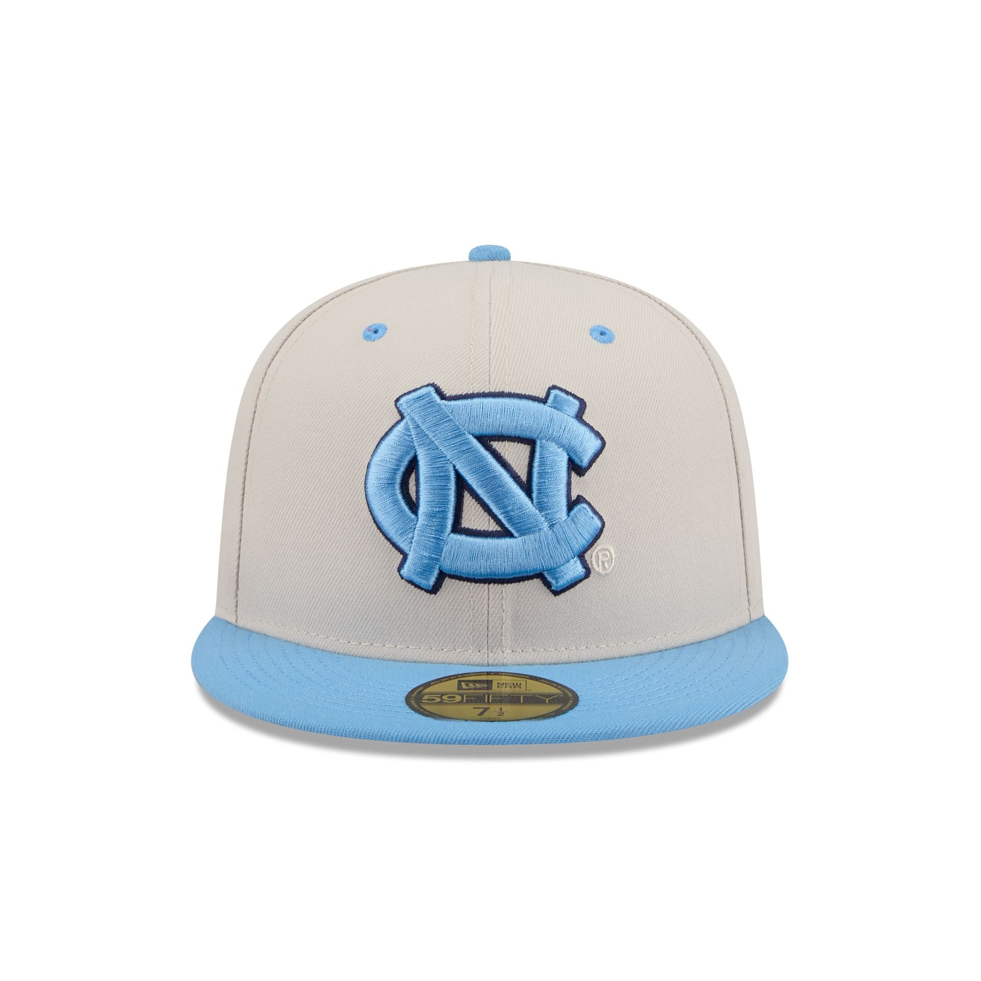North Carolina Tar Heels Collegiate Two-Tone Chrome 59FIFTY Fitted Hat