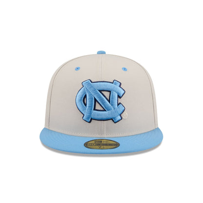 North Carolina Tar Heels Collegiate Two-Tone Chrome 59FIFTY Fitted Hat