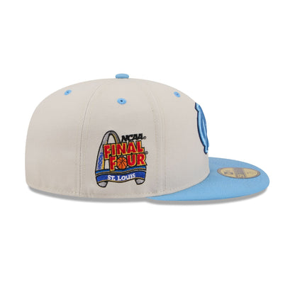 North Carolina Tar Heels Collegiate Two-Tone Chrome 59FIFTY Fitted Hat