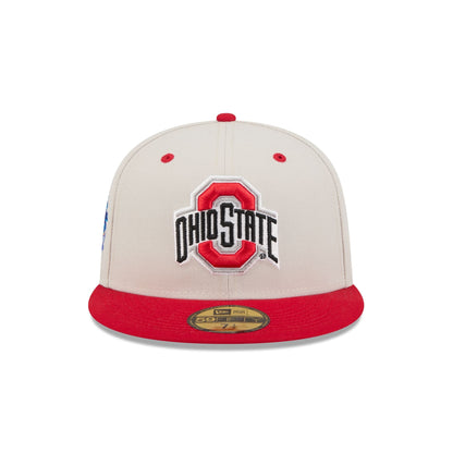 Ohio State Buckeyes Collegiate Two-Tone Chrome 59FIFTY Fitted Hat