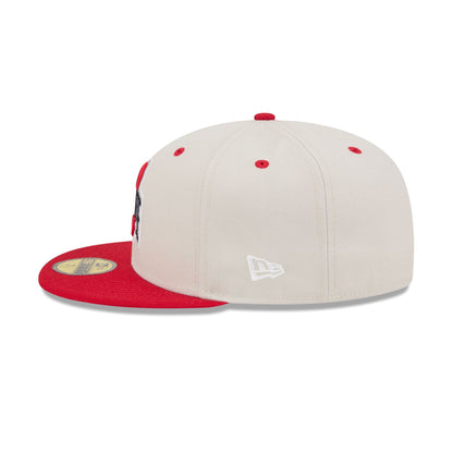 Ohio State Buckeyes Collegiate Two-Tone Chrome 59FIFTY Fitted Hat