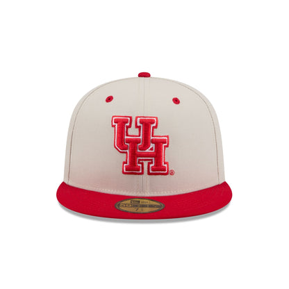 Houston Cougars Collegiate Two-Tone Chrome 59FIFTY Fitted Hat