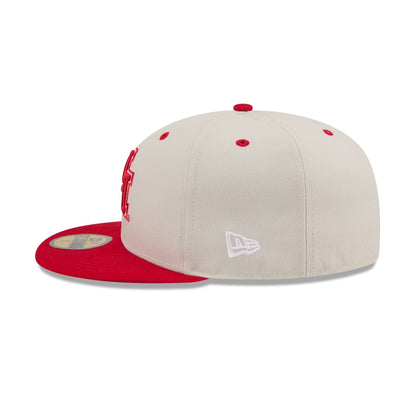 Houston Cougars Collegiate Two-Tone Chrome 59FIFTY Fitted Hat