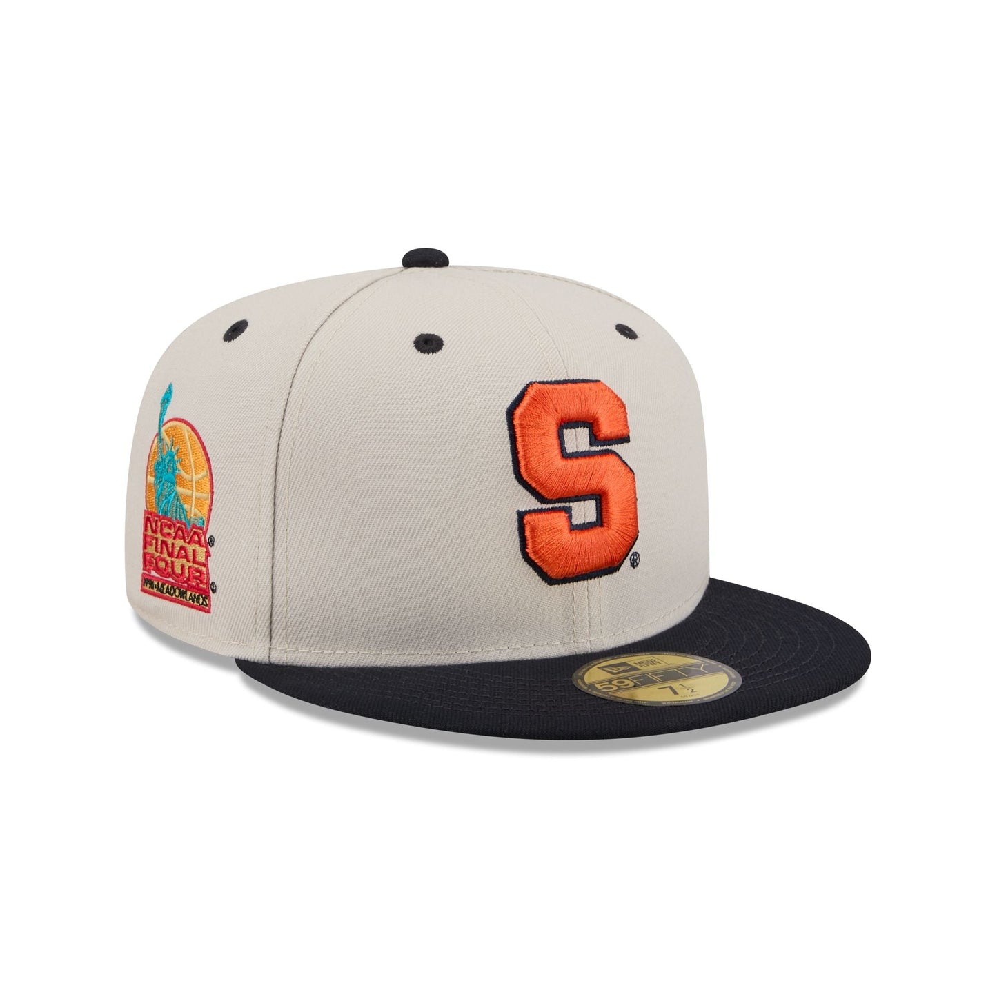Syracuse Orange Collegiate Two-Tone Chrome 59FIFTY Fitted Hat