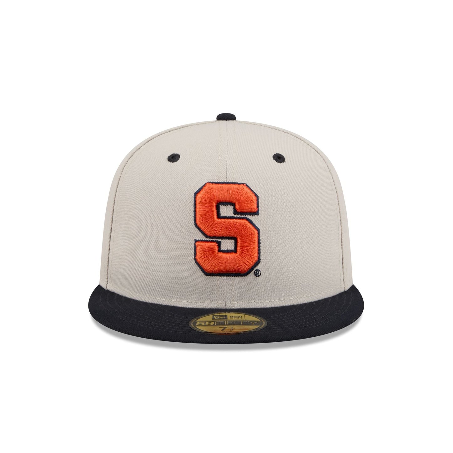Syracuse Orange Collegiate Two-Tone Chrome 59FIFTY Fitted Hat