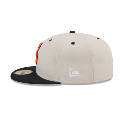 Syracuse Orange Collegiate Two-Tone Chrome 59FIFTY Fitted Hat
