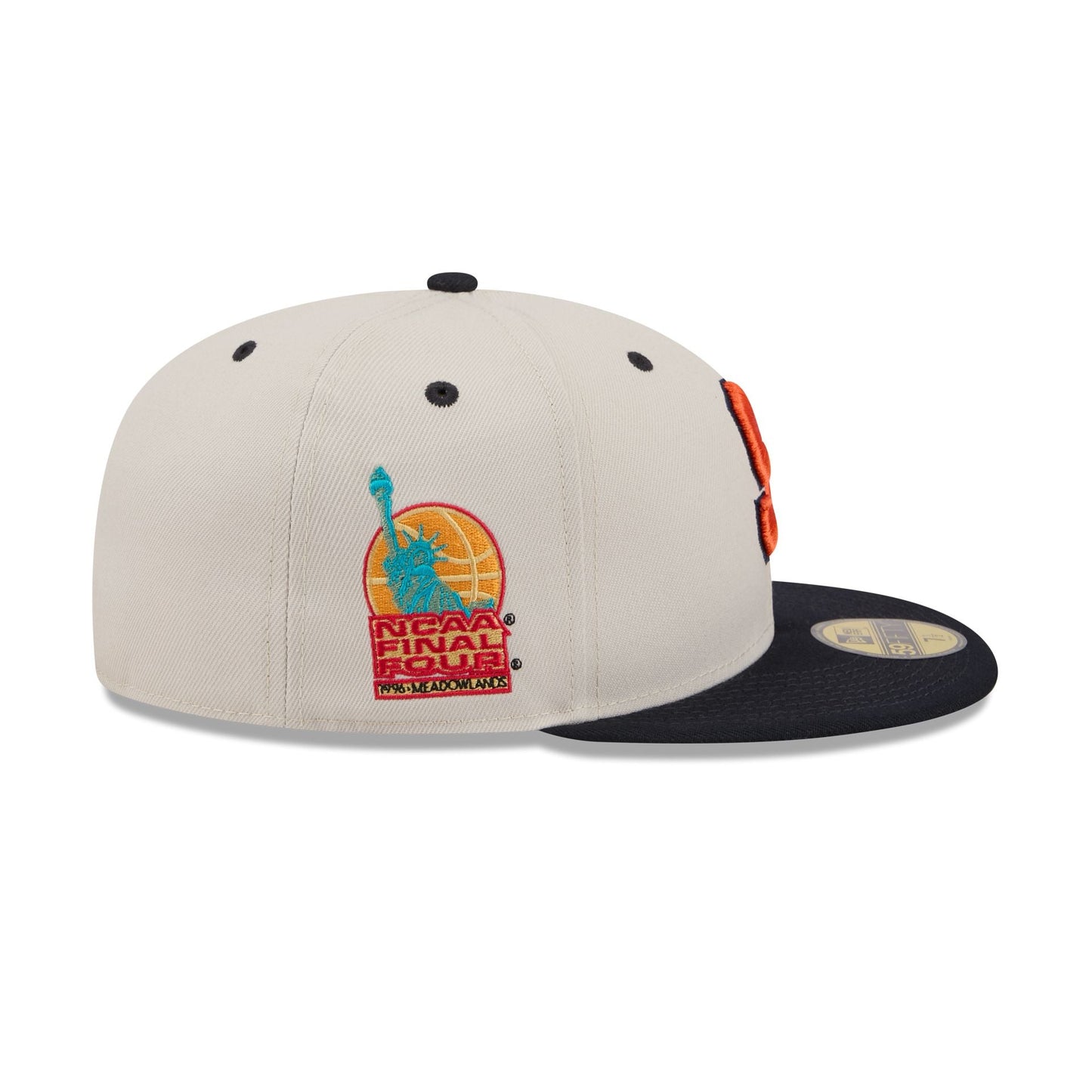 Syracuse Orange Collegiate Two-Tone Chrome 59FIFTY Fitted Hat