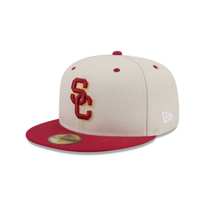 USC Trojans Collegiate Two-Tone Chrome 59FIFTY Fitted Hat