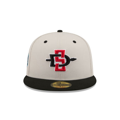 San Diego State Aztecs Collegiate Two-Tone Chrome 59FIFTY Fitted Hat