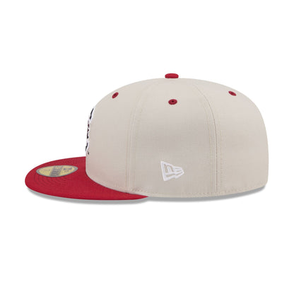 South Carolina Gamecocks Collegiate Two-Tone Chrome 59FIFTY Fitted Hat