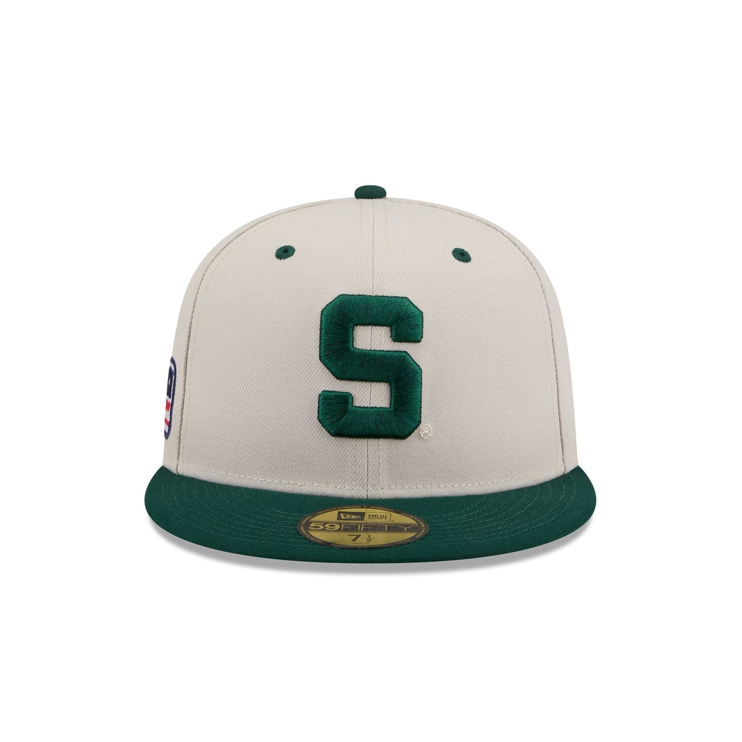 Michigan State Spartans Collegiate Two-Tone Chrome 59FIFTY Fitted Hat