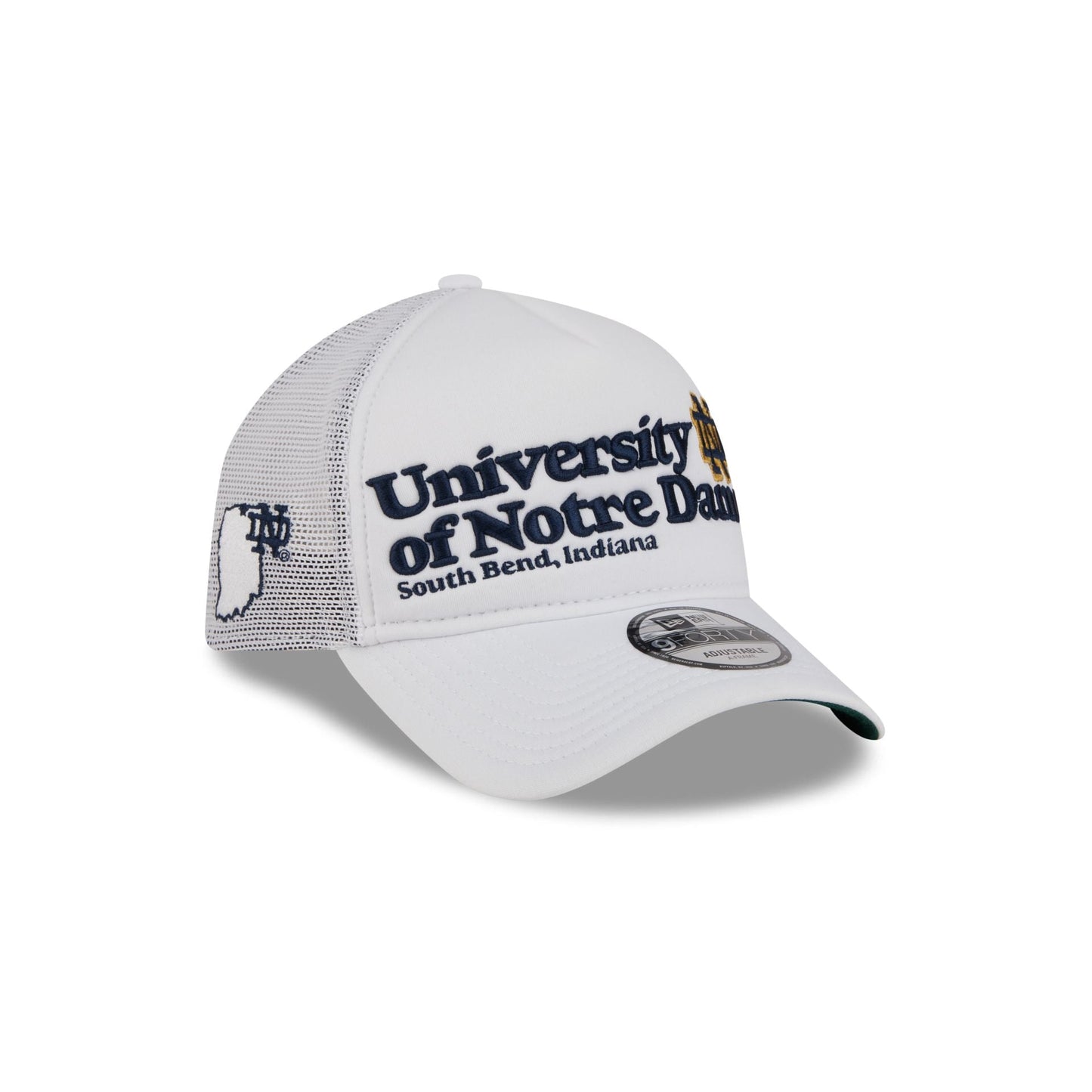 Notre Dame Fighting Irish Collegiate City, State 9FORTY A-Frame Trucker Hat