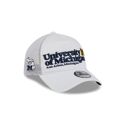 Michigan Wolverines Collegiate City, State 9FORTY A-Frame Trucker Hat