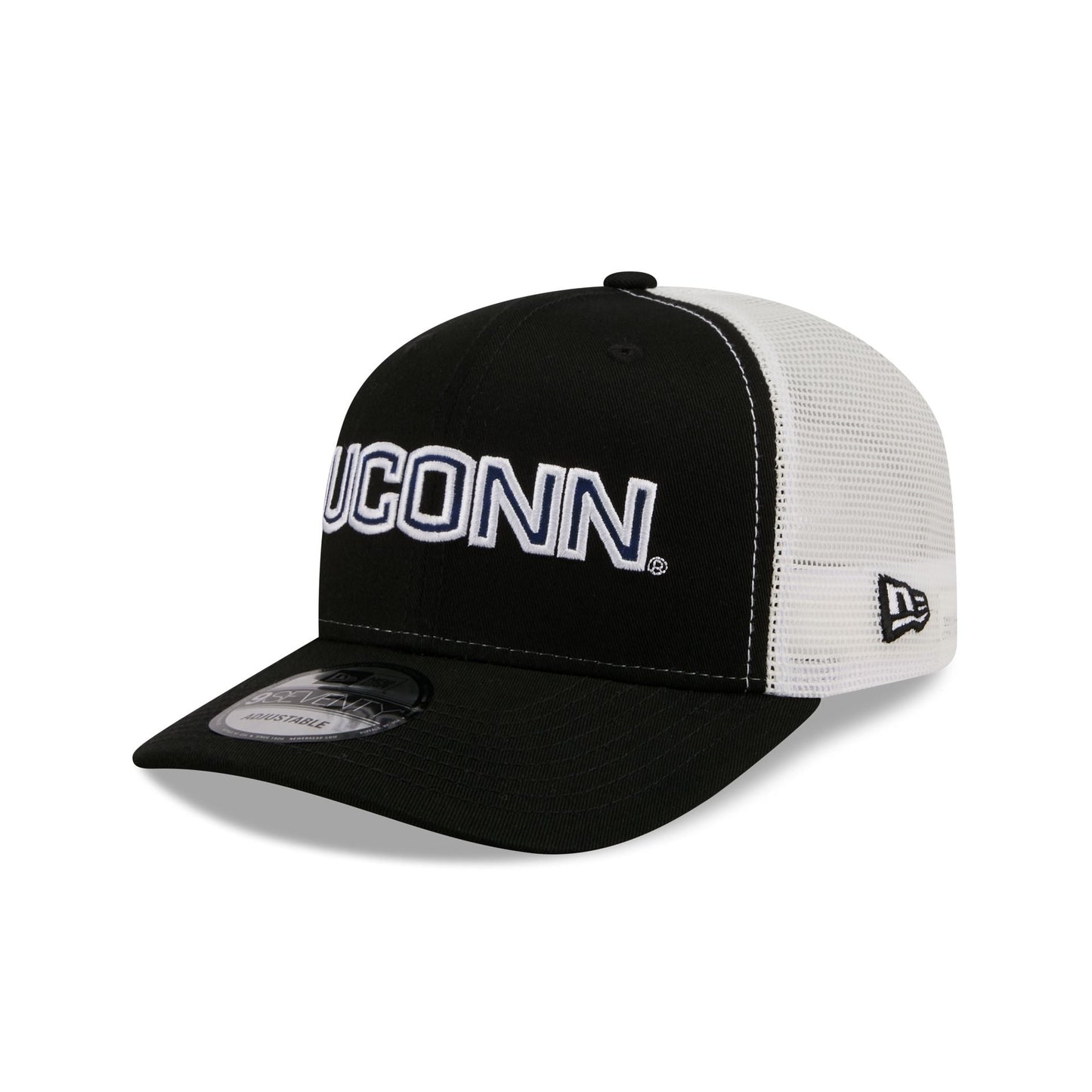 Connecticut Huskies Collegiate Black 9SEVENTY Trucker Hat
