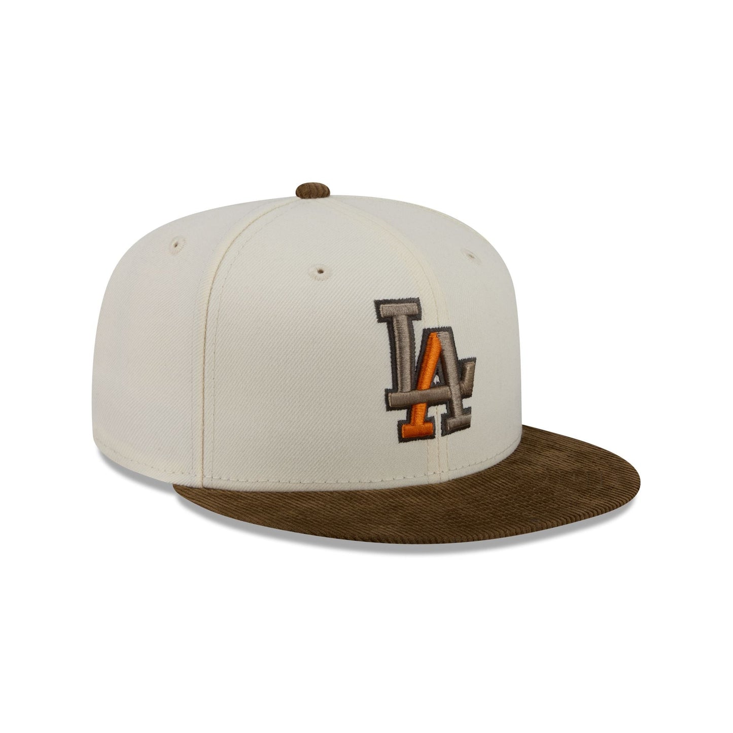 Just Caps Corduroy Chrome Los Angeles Dodgers 59FIFTY Fitted Hat