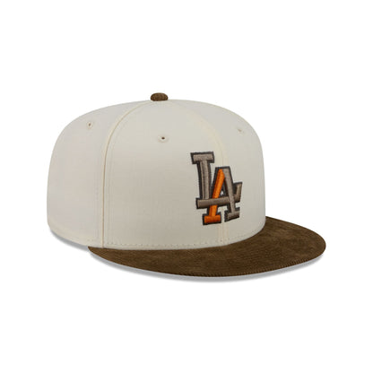 Just Caps Corduroy Chrome Los Angeles Dodgers 59FIFTY Fitted Hat