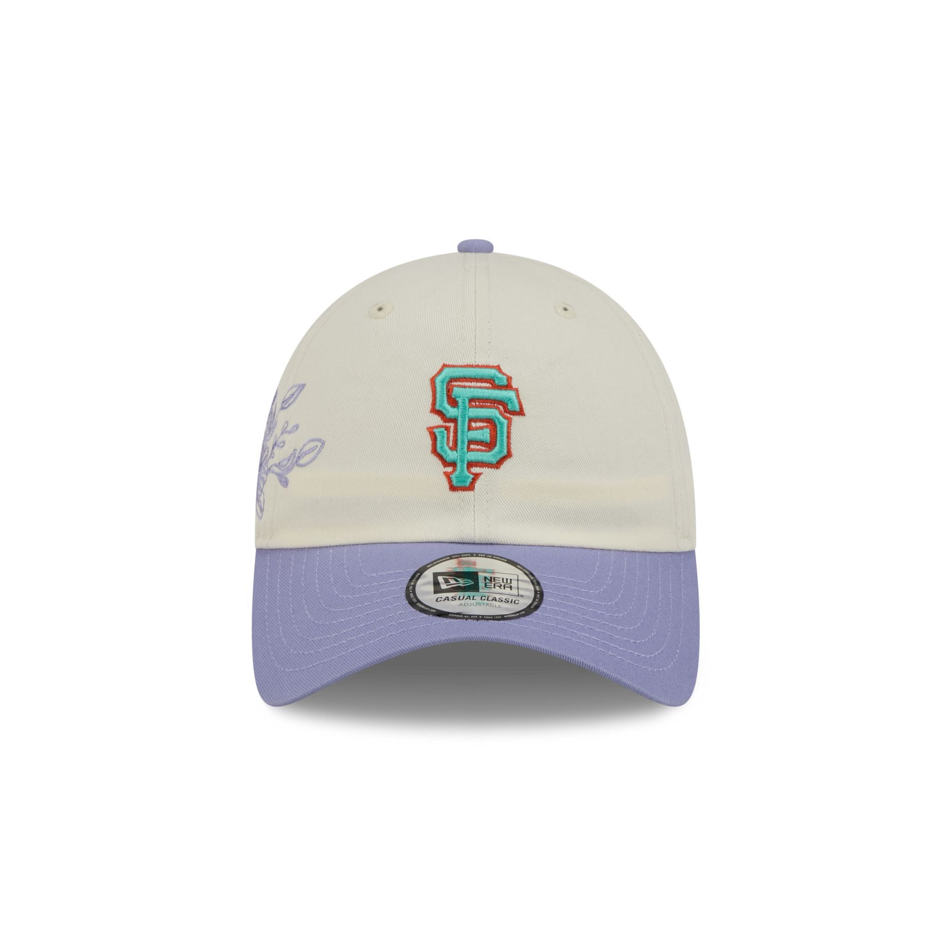 San Francisco Giants Lavender Flowers Casual Classic Adjustable Hat