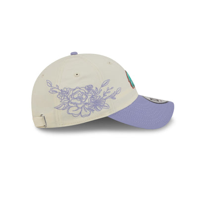 Philadelphia Eagles Lavender Flowers Casual Classic Adjustable Hat