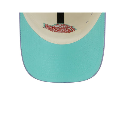 Los Angeles Lakers Lavender Flowers Casual Classic Adjustable Hat