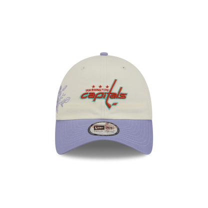Washington Capitals Lavender Flowers Casual Classic Adjustable Hat