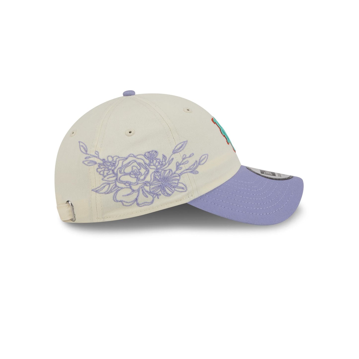 New York Mets Lavender Flowers Casual Classic Adjustable Hat
