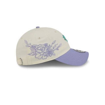 New York Knicks Lavender Flowers Casual Classic Adjustable Hat