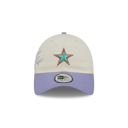 Dallas Cowboys Lavender Flowers Casual Classic Adjustable Hat