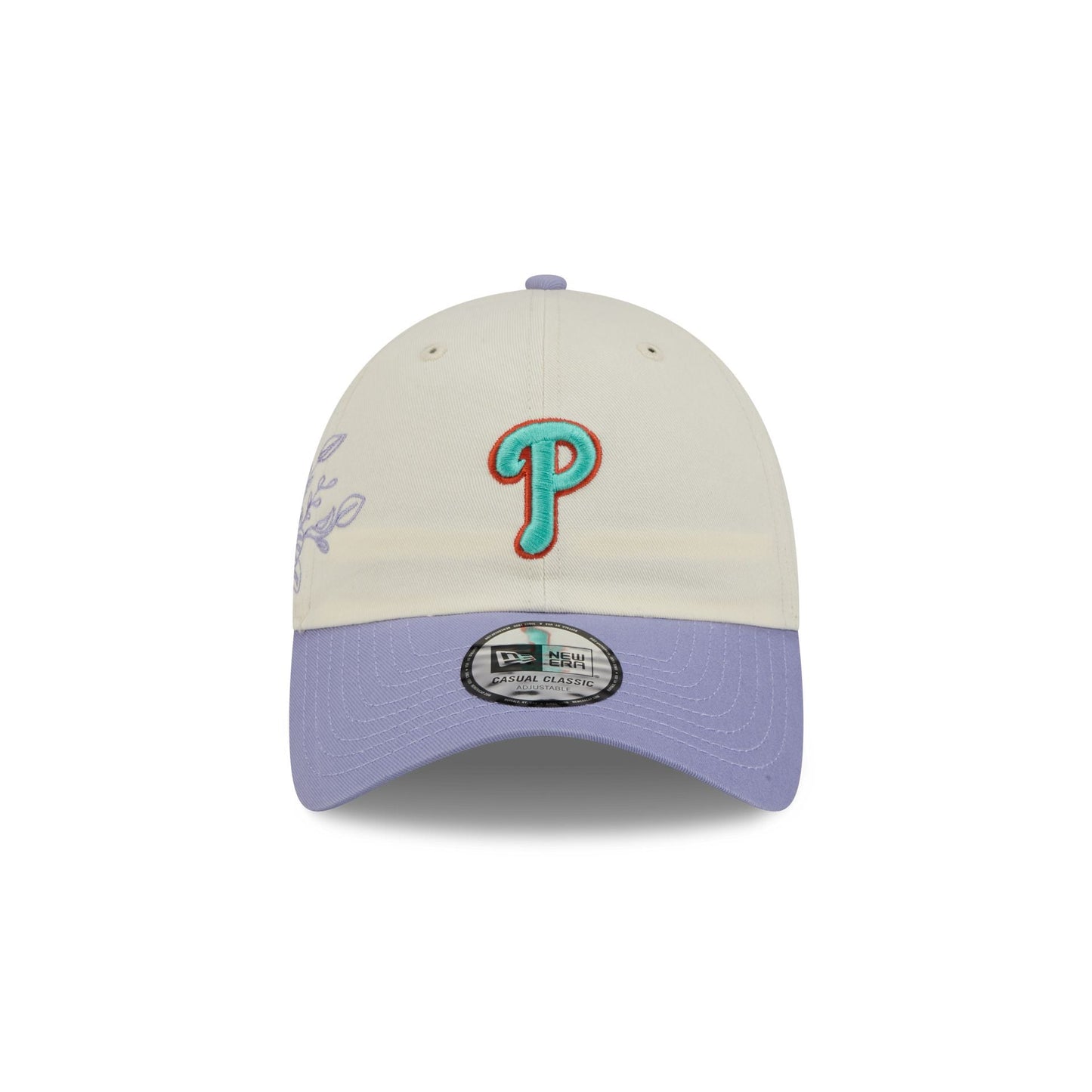 Philadelphia Phillies Lavender Flowers Casual Classic Adjustable Hat