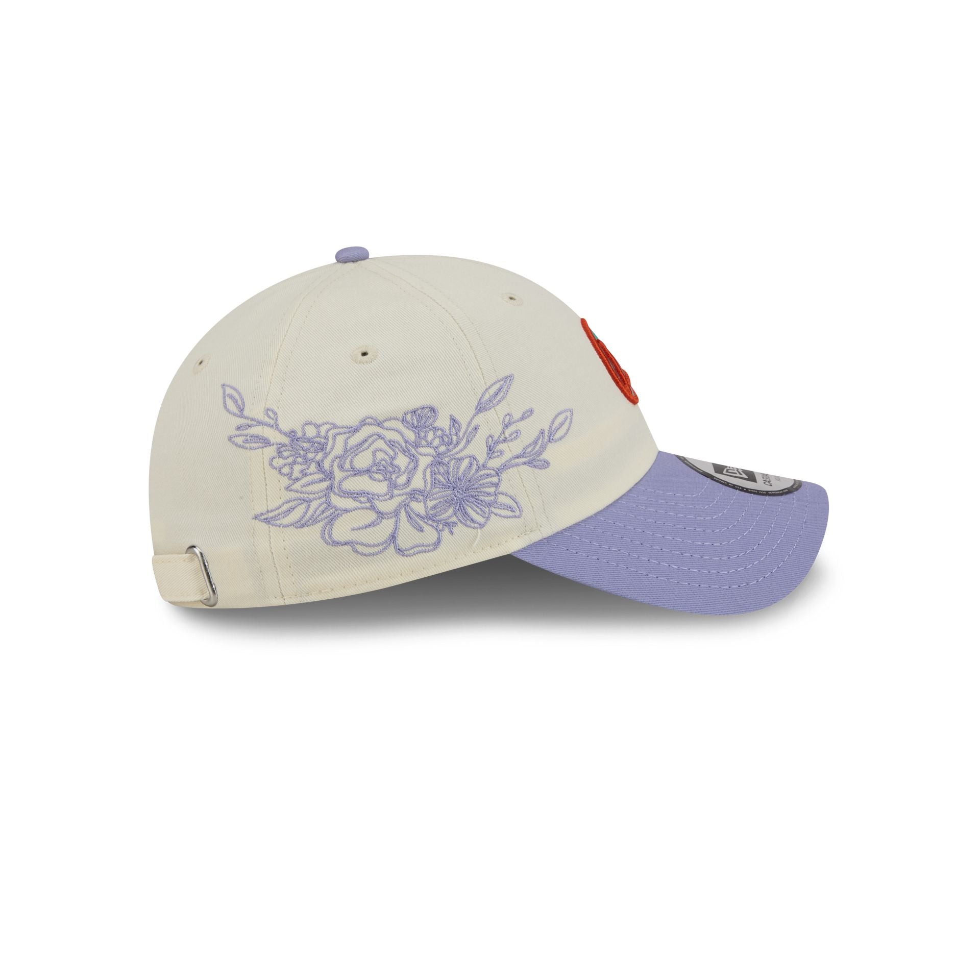 Golden State Warriors Lavender Flowers Casual Classic Adjustable Hat