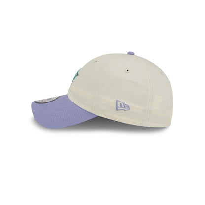 Dallas Stars Lavender Flowers Casual Classic Adjustable Hat