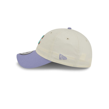 Chicago Cubs Lavender Flowers Casual Classic Adjustable Hat