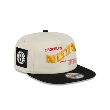 Brooklyn Nets Conference Script Chrome White 19TWENTY Adjustable Hat