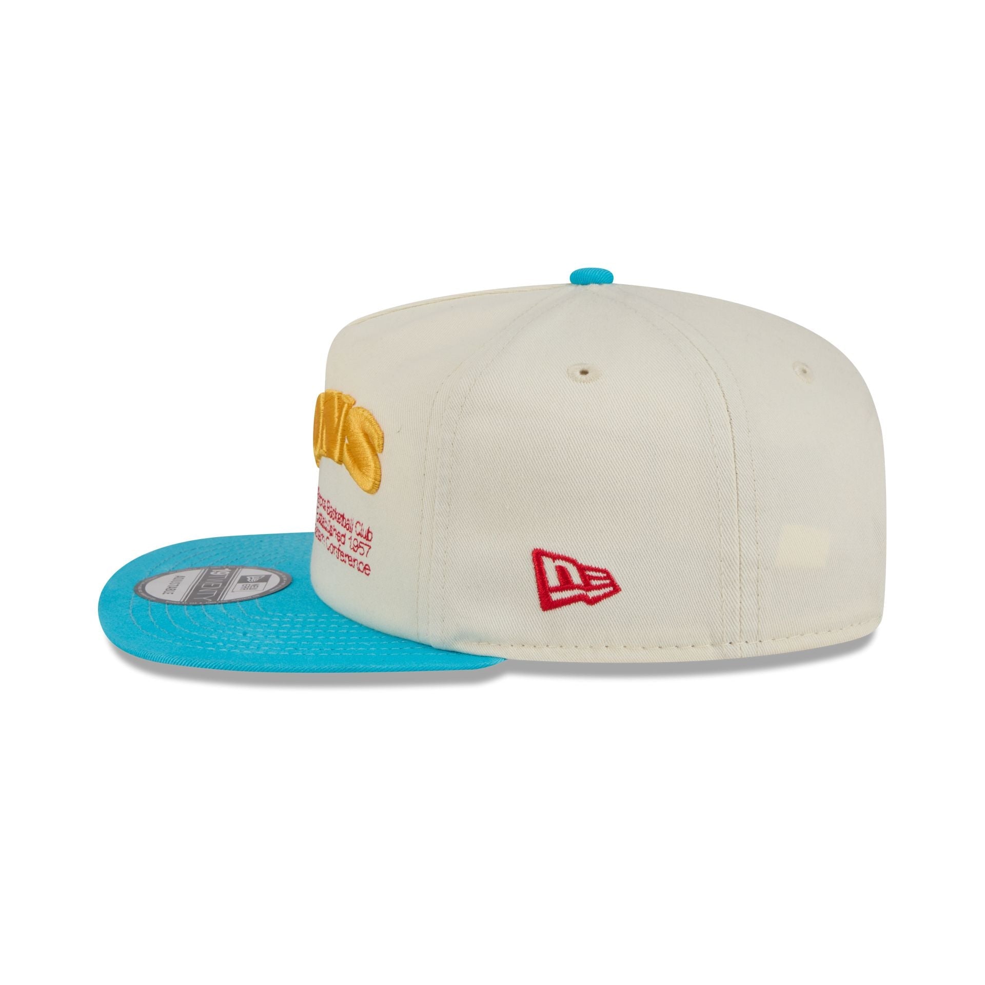 Detroit Pistons Conference Script Chrome White 19TWENTY Adjustable Hat