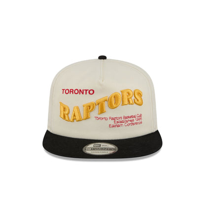 Toronto Raptors Conference Script Chrome White 19TWENTY Adjustable Hat