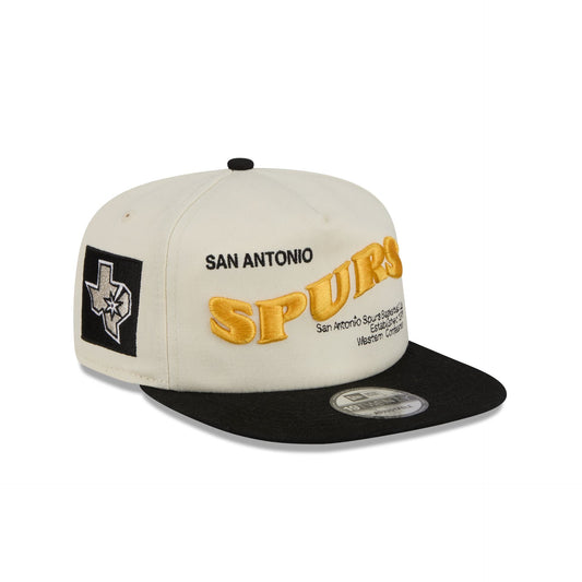 San Antonio Spurs Conference Script Chrome White 19TWENTY Adjustable Hat
