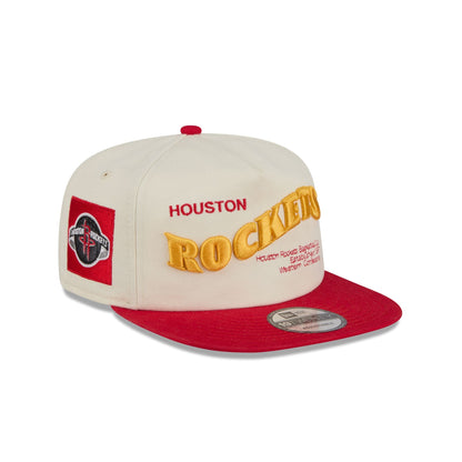 Houston Rockets Conference Script Chrome White 19TWENTY Adjustable Hat