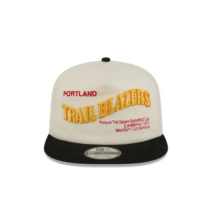 Portland Trail Blazers Conference Script Chrome White 19TWENTY Adjustable Hat