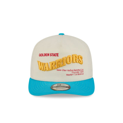 Golden State Warriors Conference Script Chrome White 19TWENTY Adjustable Hat