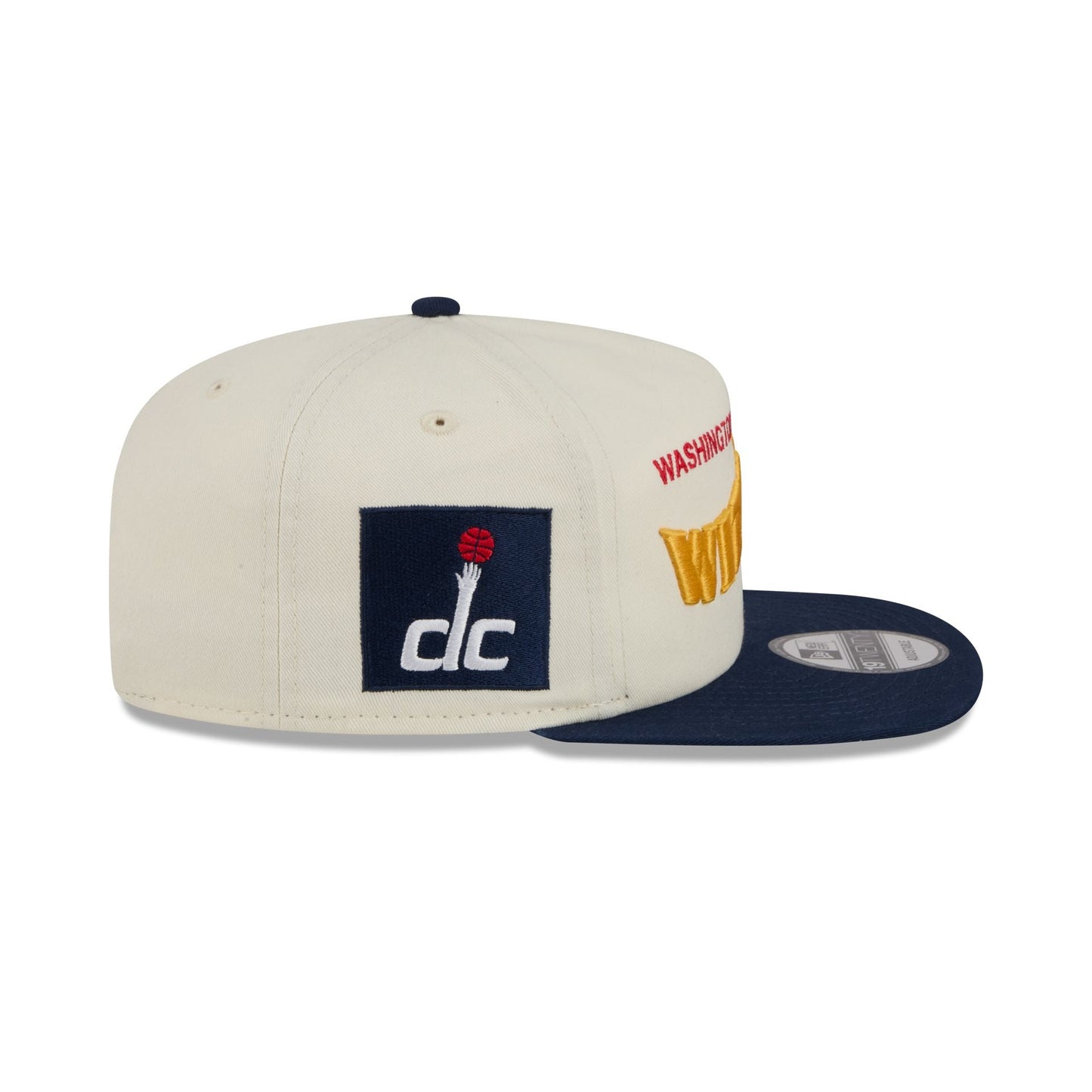 Washington Wizards Conference Script Chrome White 19TWENTY Adjustable Hat