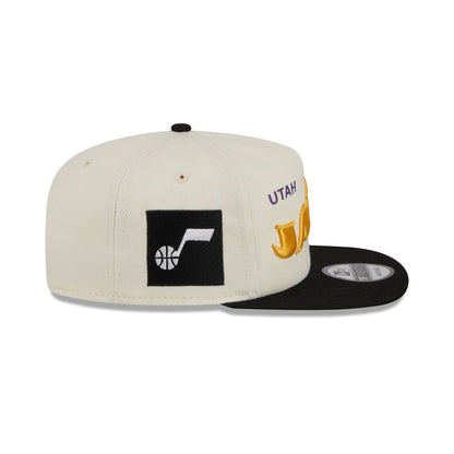 Utah Jazz Conference Script Chrome White 19TWENTY Adjustable Hat